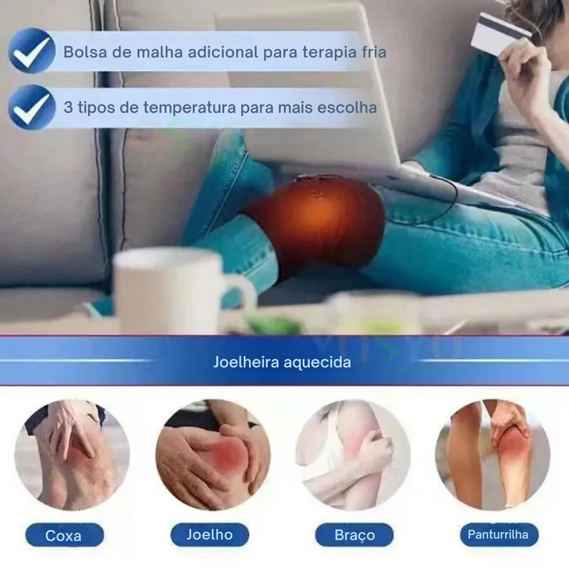 Massageador e Aquecedor Ortopédico para Joelhos | TermoFlex